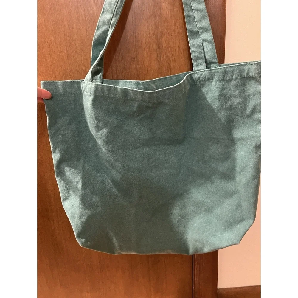 Mrs. Teal‎ Wedding Large Canvas Tote Bag Carry All Grocery Reusable